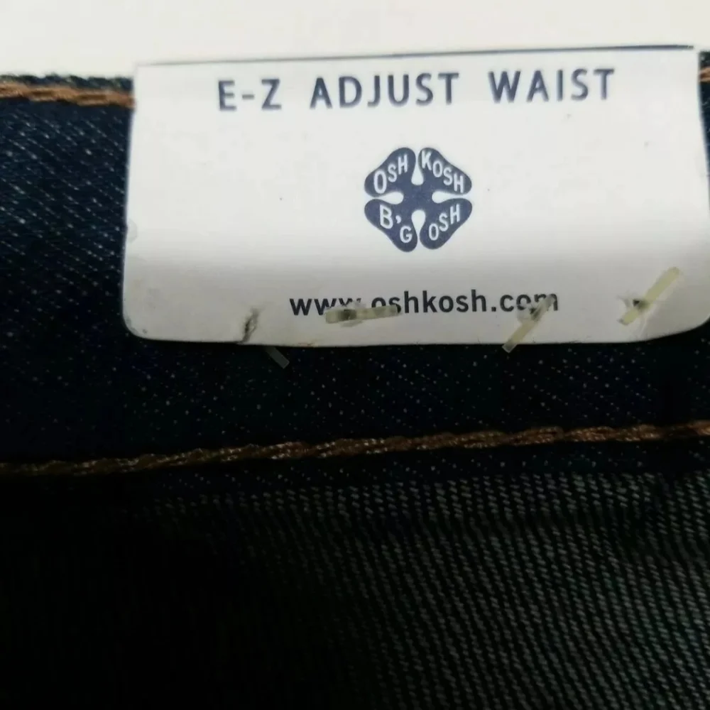 Girls B'gosh Boot Cut Jeans, Size 12P(31 x  25) Dark Wash, Adjustable Waist